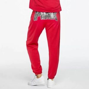 NEW W TAGS-VICTORIA SECRET PINK SEQUIN JOGGERS!!
